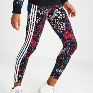 Adidas rare floral print leggings